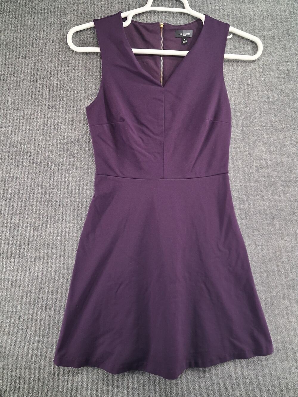 The limited Dress Womens Small Plum Sleeeless V Neck